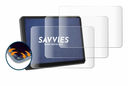 Image of the device Carpuride W702BS 7" with a wide variety of screen protectors.
