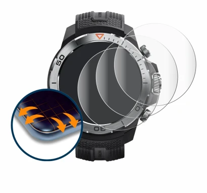Image of the device Xiaomi Mibro GS Explorer with a wide variety of screen protectors.