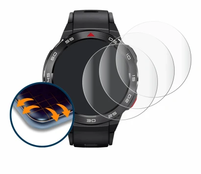 Image of the device Xiaomi Mibro GS Pro with a wide variety of screen protectors.