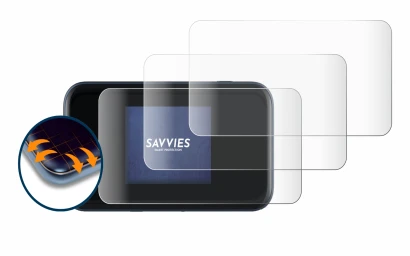 Image of the device ZTE MU5002 with a wide variety of screen protectors.