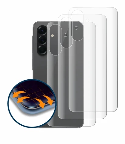 Image of the device Samsung Galaxy A56 5G (Back) with a wide variety of screen protectors.