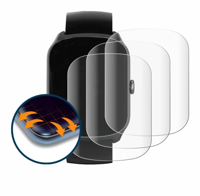 Image of the device STECEi S68 1.95" with a wide variety of screen protectors.