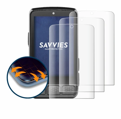 Image of the device Wahoo Elemnt Roam 3 with a wide variety of screen protectors.