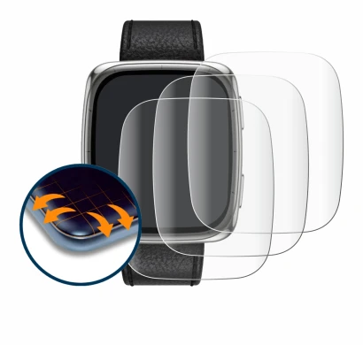 Image of the device Amazfit Active 2 (rectangular) with a wide variety of screen protectors.