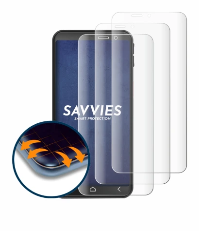 Image of the device Emporia Smart 7 Lite with a wide variety of screen protectors.