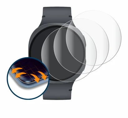Image of the device Samsung Galaxy Watch 8 (44 mm) with a wide variety of screen protectors.