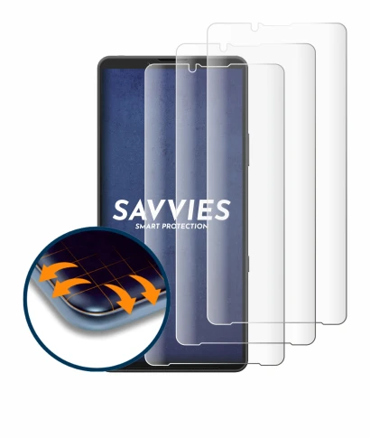 Image of the device Sony Xperia 10 VII with a wide variety of screen protectors.