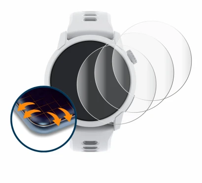 Image of the device Coros Pace 4 with a wide variety of screen protectors.