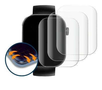 Image of the device Cillso T80 2.01" with a wide variety of screen protectors.