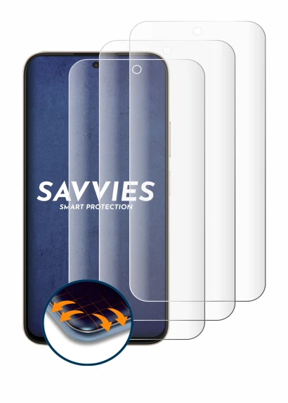 Image of the device Oppo A6t with a wide variety of screen protectors.