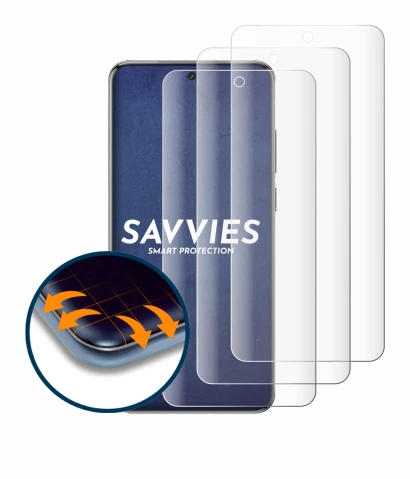 Image of the device Vivo X200T with a wide variety of screen protectors.