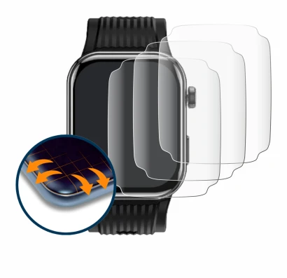 Image of the device Rollme Kore D1 with a wide variety of screen protectors.