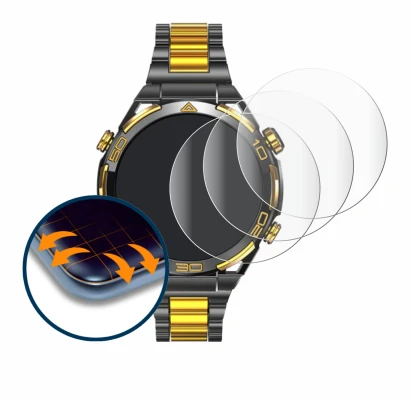 Image of the device Blackview W90 Pro with a wide variety of screen protectors.