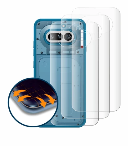 Image of the device Nothing Phone (4a) (Back) with a wide variety of screen protectors.