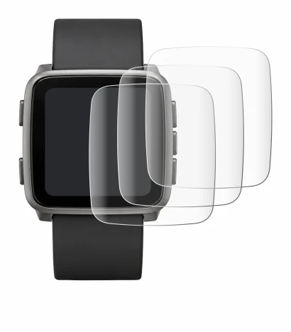 Image of the device Pebble Time 2 2026 with a wide variety of screen protectors.