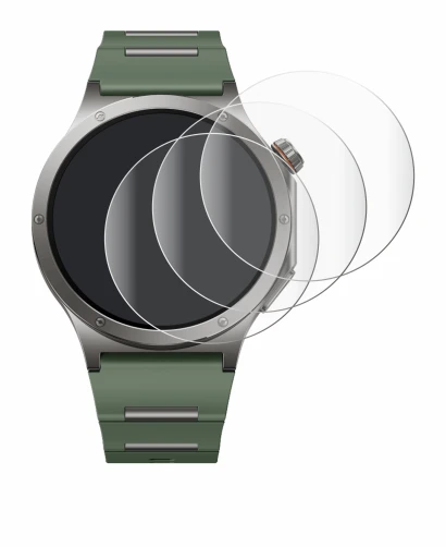 Image of the device OnePlus Watch 4 with a wide variety of screen protectors.