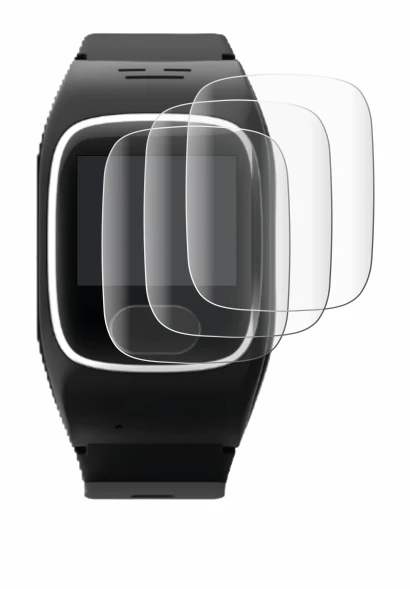 Image of the device James B8 with a wide variety of screen protectors.