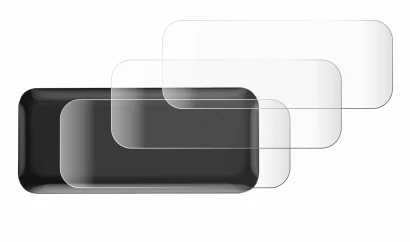 Image of the device Navee V25i Pro with a wide variety of screen protectors.