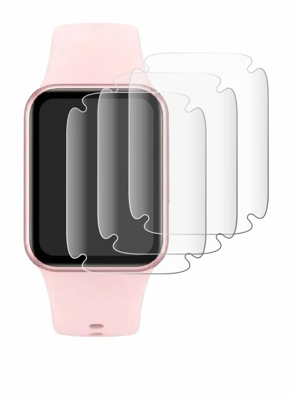 Image of the device Xiaomi Smart Band 10 Pro with a wide variety of screen protectors.