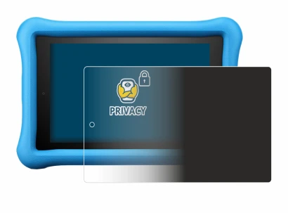 Image of the device Amazon Fire HD 8 Kids Edition 2018 (8th Gen.) with a wide variety of screen protectors.