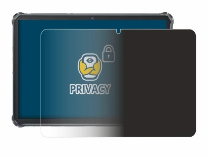 Image of the device Oukitel RT8 with a wide variety of screen protectors.