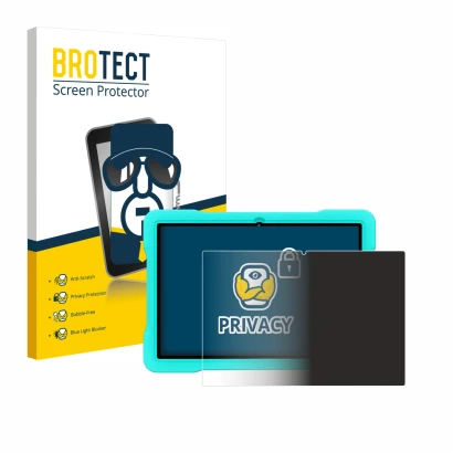 Front side of a product packaging with the brand logo BROTECT. Next to it is the device UJJ U8 shown with the corresponding sc