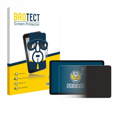 Front side of a product packaging with the brand logo BROTECT. Next to it is the device Doogee U12 shown with the correspondin