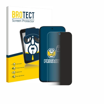 Front side of a product packaging with the brand logo BROTECT. Next to it is the device Xiaomi Redmi K90 shown with the corres