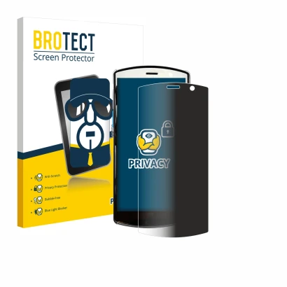 Front side of a product packaging with the brand logo BROTECT. Next to it is the device Unitech EA510 shown with the correspon