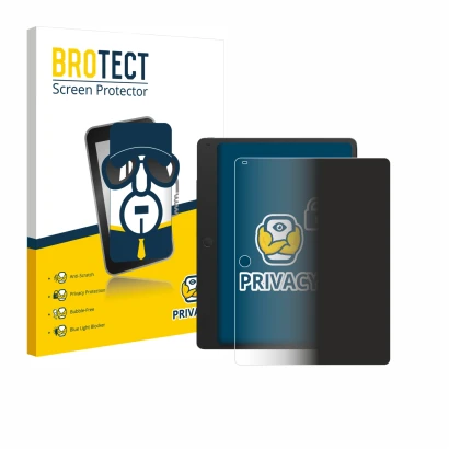 Front side of a product packaging with the brand logo BROTECT. Next to it is the device TCL Note A1 shown with the correspondi