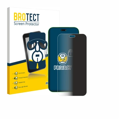 Front side of a product packaging with the brand logo BROTECT. Next to it is the device Huawei Nova 15 Ultra shown with the co