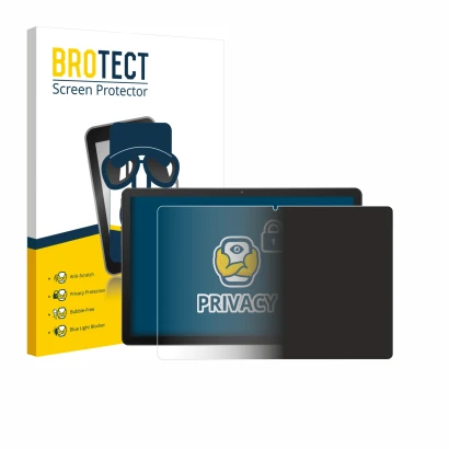 Front side of a product packaging with the brand logo BROTECT. Next to it is the device Sunmi CPad 11