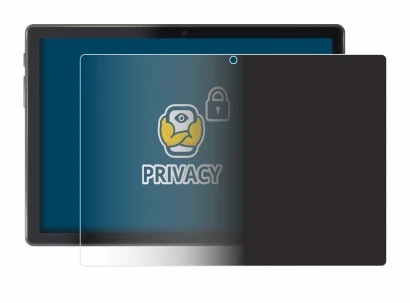 Image of the device Lisciani Mio Tab 10" with a wide variety of screen protectors.