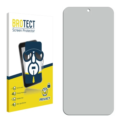 Front side of a product packaging with the brand logo BROTECT. Next to it is the corresponding screen protector.