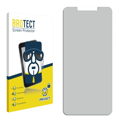 Front side of a product packaging with the brand logo BROTECT. Next to it is the corresponding screen protector.