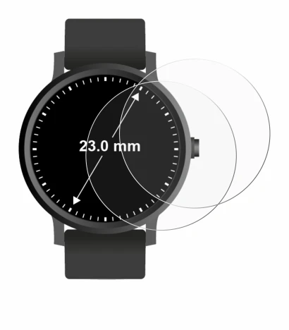 Image of the device Watches (Circular, ø: 23 mm) with a wide variety of screen protectors.