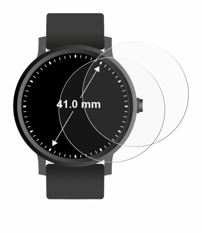 Image of the device Watches (Circular, ø: 41 mm) with a wide variety of screen protectors.
