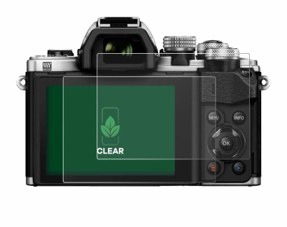 Image of the device Olympus OM-D E-M10 Mark II with a wide variety of screen protectors.
