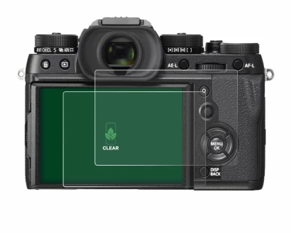Image of the device Fujifilm X-T2 with a wide variety of screen protectors.