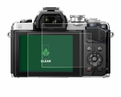 Image of the device Olympus OM-D E-M10 Mark III with a wide variety of screen protectors.
