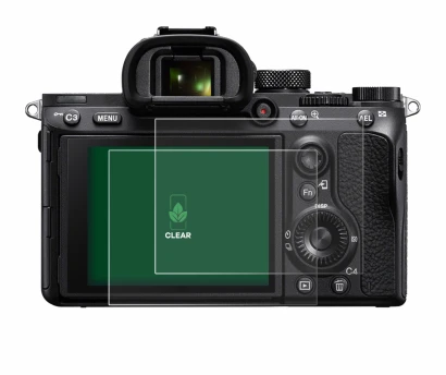 Image of the device Sony Alpha 7 III (ILCE-7M3) with a wide variety of screen protectors.