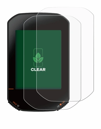Image of the device Bryton Rider 420 with a wide variety of screen protectors.