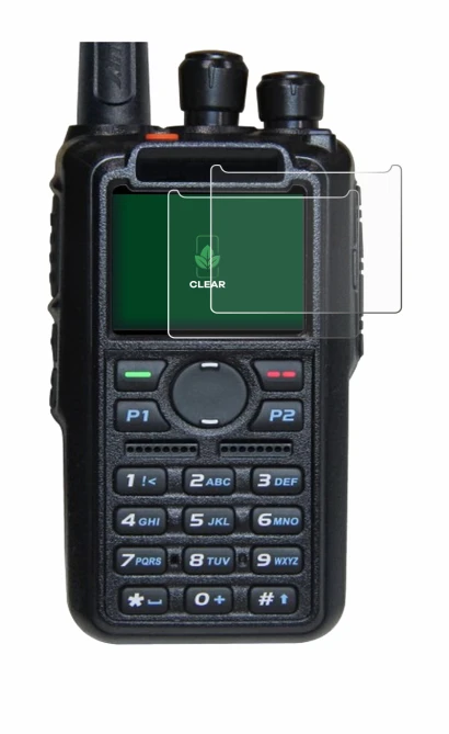 Image of the device AnyTone AT-D878UV Plus with a wide variety of screen protectors.
