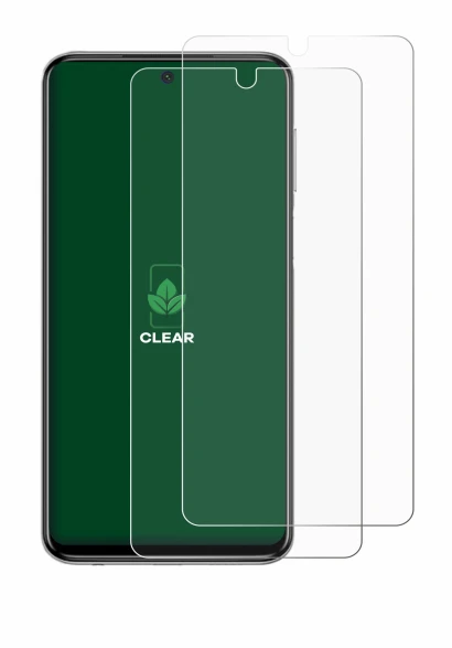 Image of the device Xiaomi Redmi Note 9S with a wide variety of screen protectors.