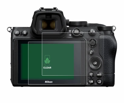 Image of the device Nikon Z 5 with a wide variety of screen protectors.