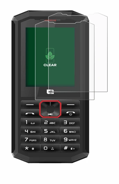 Image of the device Crosscall Spider X5 with a wide variety of screen protectors.