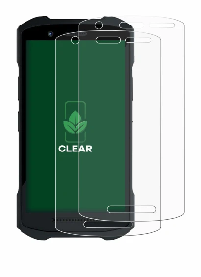 Image of the device Zebra TC26 with a wide variety of screen protectors.