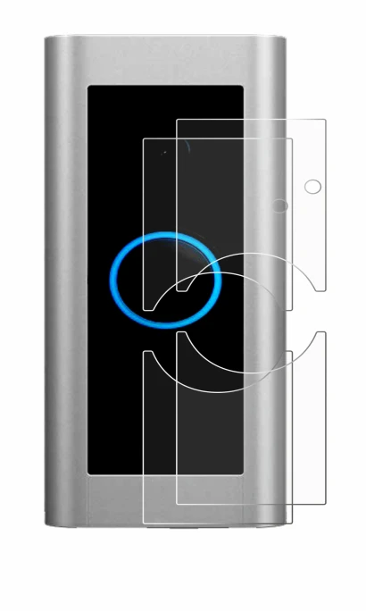 Image of the device Ring Video Doorbell Pro 2 with a wide variety of screen protectors.