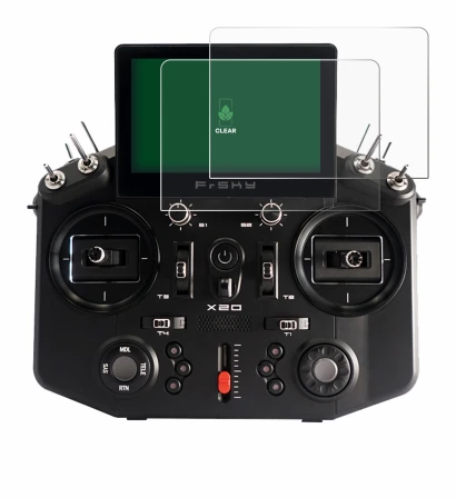 Image of the device FrSky Tandem X20 with a wide variety of screen protectors.