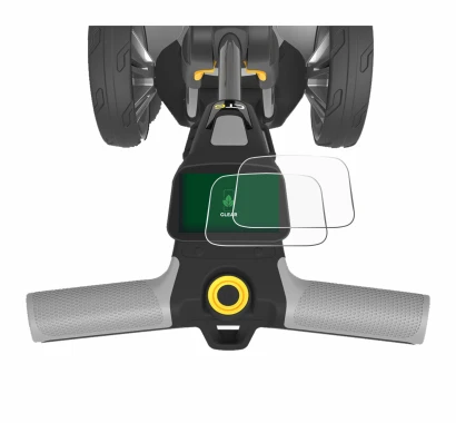 Image of the device PowaKaddy CT6 with a wide variety of screen protectors.